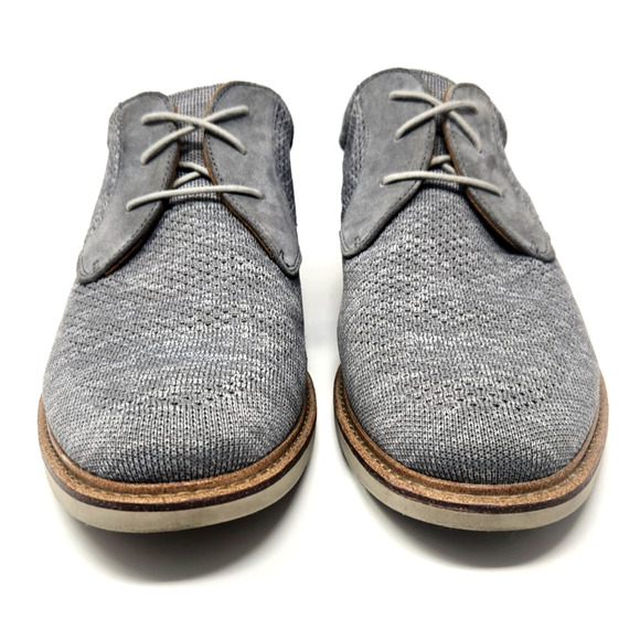Florsheim Knit Oxford Shoes Mens 10.5 Gray Casual Derby Lightweight Comfort main image 10